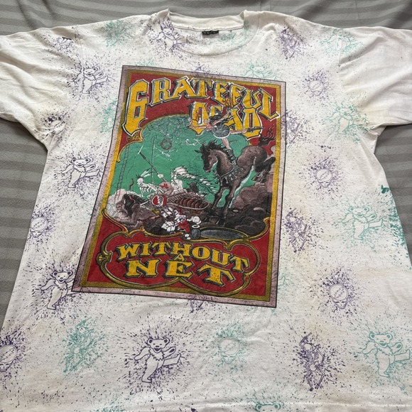 Grateful Dead Other - Vintage 1991 Grateful Dead Without A Net Operation Dead Tour shirt Size XL 23x26